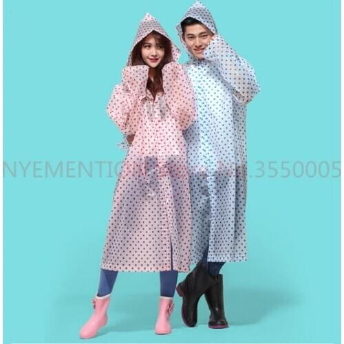Yesello Durable Raincoat Portable Rain Cape Poncho With Hat Hood for Women Outdoor Travel 10pcs