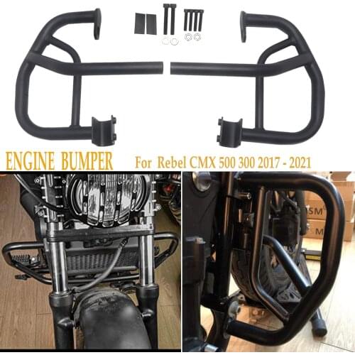Motorcycle Engine Guard Bumper Crash Bar Body Frame Protector For Honda Rebel 500 CMX 500 300 CMX500 2017 2018 2019 2020 2021