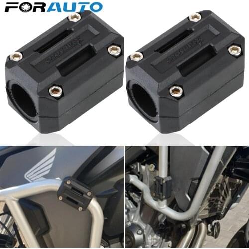 Motorcycle Engine Guard Protector Fit for 22/25/28mm Decorative Block Crash Bar Engine Bumper Guard Blocks for Honda