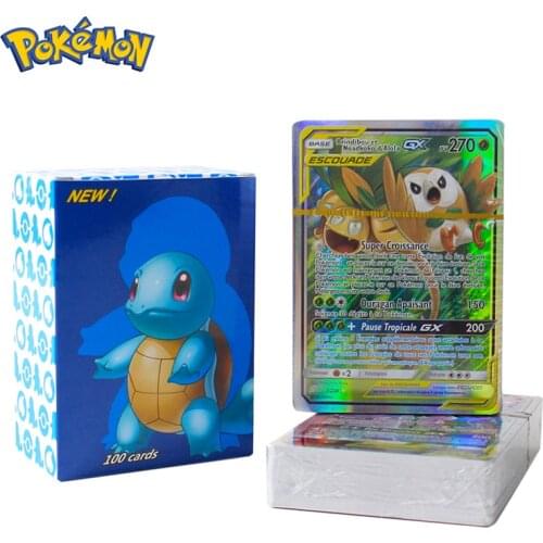 2021 Newest 50-100pcs/lot V vmax GX EX CARD Game Collection Paper trading Pokemon Cards Gift Children French