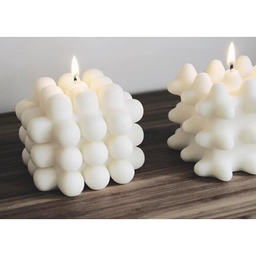 3d Geometric Shape Nordic Decoration Candle Mold Decoration Wedding Creative Geometric Candle Sample Home Room Office Nordic