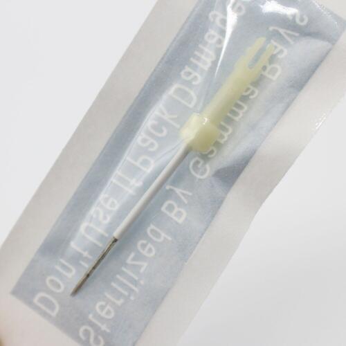 50Pcs 3 PRONG ROUND NEEDLES For Deluxe Mosaic Machine Gun Permanent Makeup Eyebrow Tattoo Needles