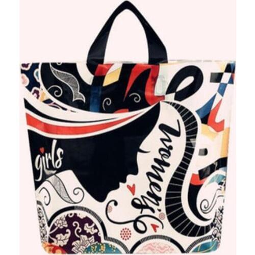 50Pcs/Lot Gifts Bags Wedding Party Cookie Packaging for Biscuits Candy Cake Printing Handle Birthday Clothes Shoes Food Pouches