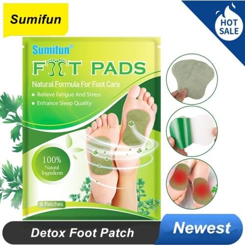 60/48/36 Pcs Herbal Detox Foot Patch Wormwood Paster Slimming Sticker Relieve Fatigue Improve Insomnia Plaster Detox Foot Patch