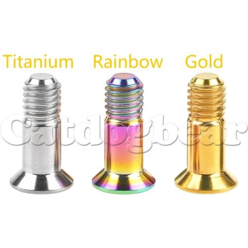 Catdogbear M5x14.5mm Titanium Bolt Guide Wheel Screw for Road Mountain Bike Bicycle Rear Derailleur Pulley Jockey Wheel