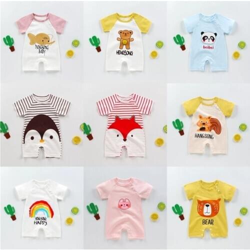 Infant Clothing For Boy Girl Rompers Baby Jumpsuit Cotton 100 % Clothes New Born Born Body Clothing Infantil Costume For Summer