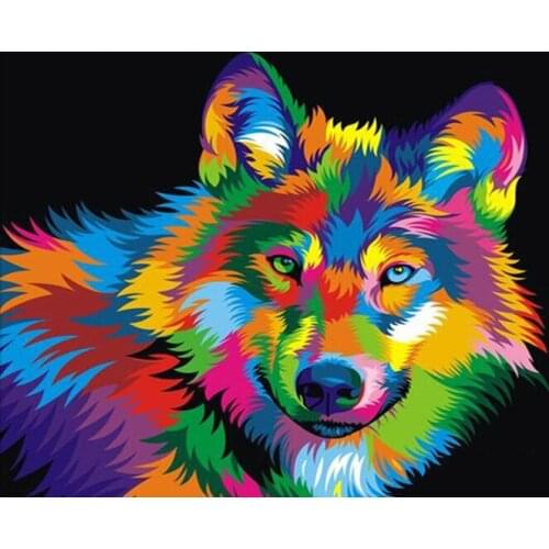 Colorful Animal Poster Art Paintings Canvas Poster Print # Picture Home Decor Wall Art