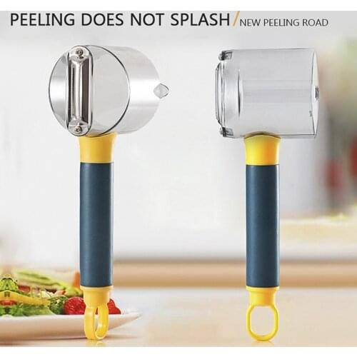 Multi-Function Peeler Storage Type Peeling Knife Apple Cucumber Peeling With Storage Box Stainless Steel Blade Fruit Scraping