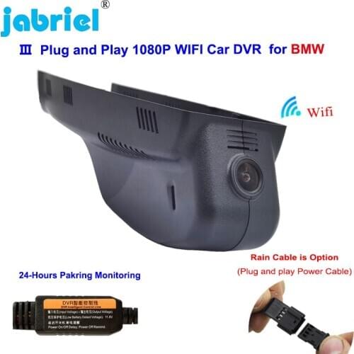 New Plug and Play WIFI Car dvr Dash Cam for BMW E81 E82 E87 E88 E90 E91 E93 F07 F06 F01 F02 F03 E84 F25 E70 E71 E63 E64 E86 E89