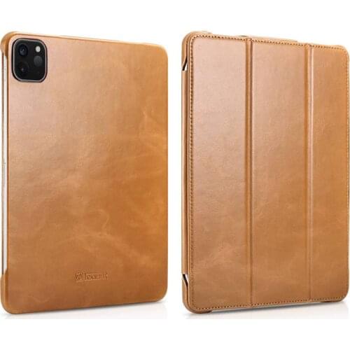New Fundas for IPad Air 4 Case 2020 IPad Pro 11 2018 Capa Luxury Genuine Leather Business Cover for Ipad Pro 11 2020 Coque