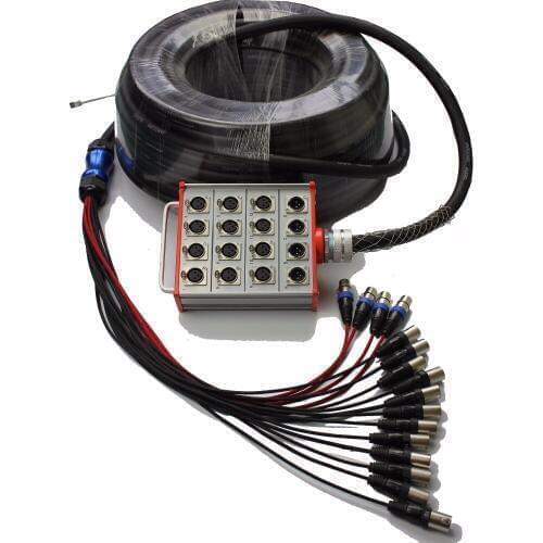 A separate link Pro Audio 16 channel Stage Snake Cable with box 100FT link