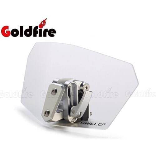 Motorcycle Airflow Adjustable Windshield Bolt-On Variable Spoiler Windscreen For Harley Suzuki SCooter Honda Yamaha Kawasaki