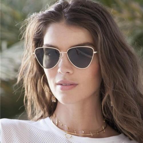 Retro Cat Eye Sunglasses Women 2020 Women Brand Female Sun Glasses Vintage Metal Frame Mirror Ladies Shades Trending Triangle