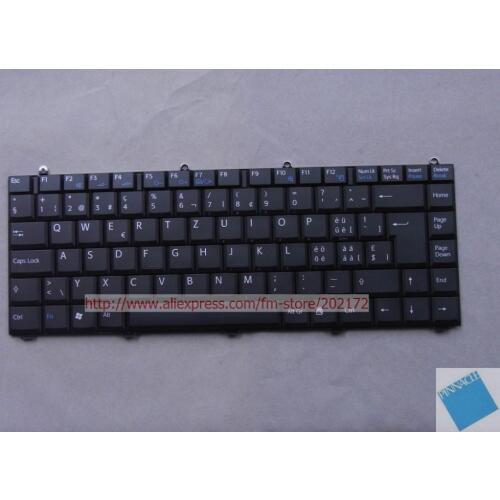 Brand New Black Laptop Notebook Keyboard 147937631 KFRMBC238A For SONY VAIO VGN-FS VGN FS series (German Swedish Switzerland)