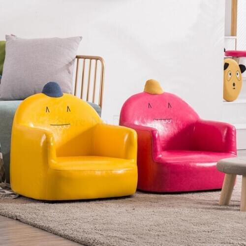 Small Children Kindergarten Baby Stool Sofa Seat Princess Lazy Boys And Girls Lovely Cartoon Animals Can Unpick And Wash