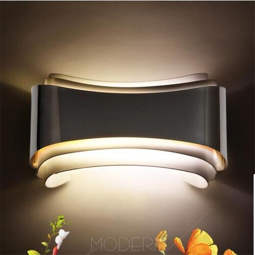 YRANK LED Wall Lamp Modern Bedroom Beside Study Wall Light Living Room Indoor Wall Lamp AC110V-240V CE RoHS Free shipping