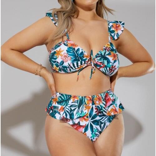 2021 New Plus Size Swimwear，Bikini，Beachwear，Ladies Swimsuit
