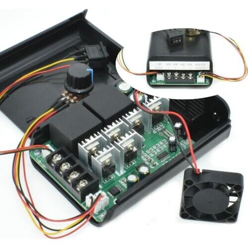 1pc 40A PWM Motor Speed Controller CW CCW Reversible Switch DC10-55V Motor Stall Protect Controlador De Velocidad Del Motor De