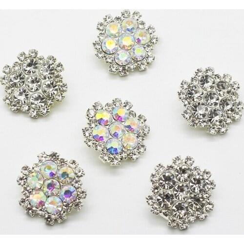New Specials 10pcs/set gorgeous diamond buttons Alloy jewelry Accessories Jewelry decoration Settings Wholesale Handmade Fitting