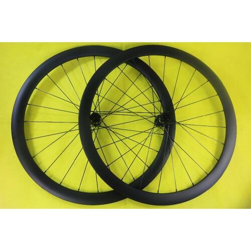 1580g 700c 50mm road disc carbon wheels clincher tubeless 350S center lock 100*15 142*12 24 holes Cyclocross bicycle wheelset