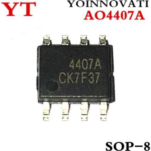 20pcs/lot AO4407A 4407A AO4407 SOP8 IC Best quality