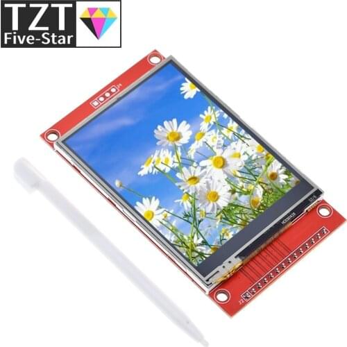 240x320 2.8" SPI TFT LCD Touch Panel Serial Port Module With PBC ILI9341 2.8 Inch SPI Serial White LED Display with Touch Pen