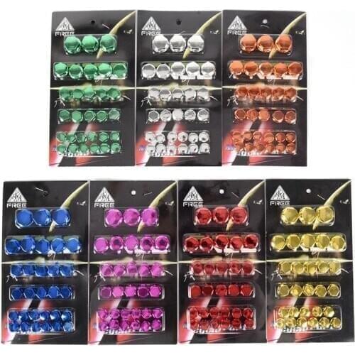 30Pcs Universal Motorcycle Nut Bolt Cap Cover Decoration Centro Motor Bike Ornamental Molding For Yamaha Kawasaki Honda BMW