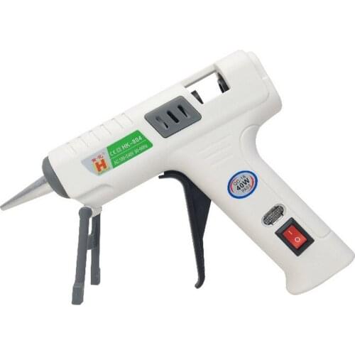 40W Hot Melt Glue Gun with Industrial Glue Stick Anti-Leakage Mini Electric Heat Exchanger Tool Temperature Adjustment for Gluer
