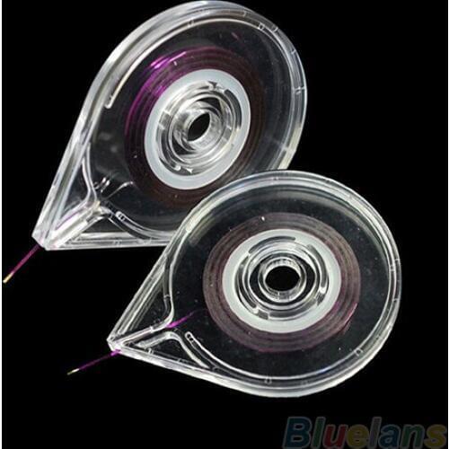 Nail Art Striping Tape Line Case Tool Sticker Box Holder Easy Use Design 4K3G