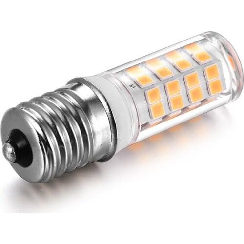 5pcs Manufacturer E17 led corn light ceramic no flicker 2835 LED lamp beads With a outer cover makes Drop shipping