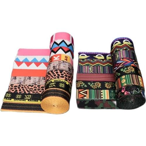 5 Yards Width 25mm Webbing 18 Colors Printed Ribbon Luggage Belt Strap Rope Dog Pet Collar Leash Harnes--- HuaZhiDai