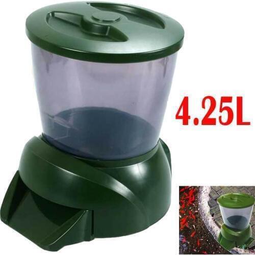 Automatic Pond Fish Feeder Machine pet product Fish Food Dispenser Digital Aquarium Timer Feeder with LCD Support Manual Feeding