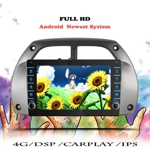 Car Radio Android 10 For Toyota RAV4 2001 2002 2003 2004 2005 2006 Auto Multimedia Player Navigation GPS 2 din DVD Tape Recorder