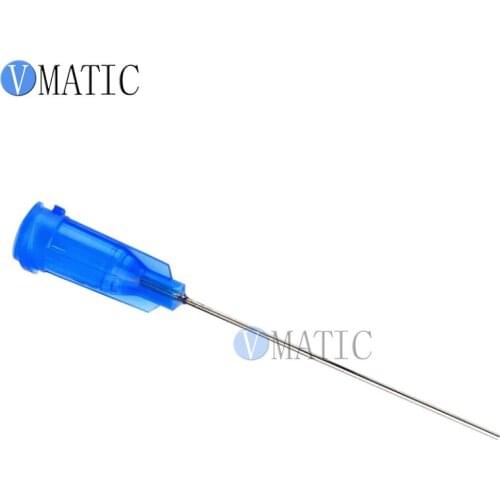 Free Shipping 100Pcs 1.5'' 22G Dispensing Robot Glue Needle Tip 1-1/2 Inch