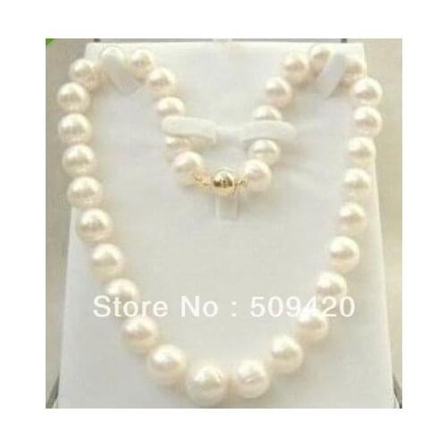 Free Shipping ~~ Shipping Clasp 9-10mm White Akoya Pearl Necklace