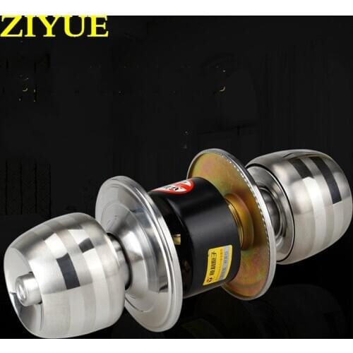 Free Shipping Ball Lock Ball Round Door Lock Interior Solid Wood Door Lock BedroomDoor Lock