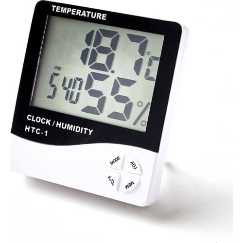 Digital Alarm Clock Desktop Clocks Home Large-screen Thermometer and Hygrometer Indoor Electronic Thermometer Alarm Clock Gift