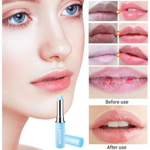 LABENA Lip Balm Hyaluronic Acid Moisturizing Nourish LANBENA Plumper Line Natural Extract Rose Chameleon Lambena Makeup Lipstick
