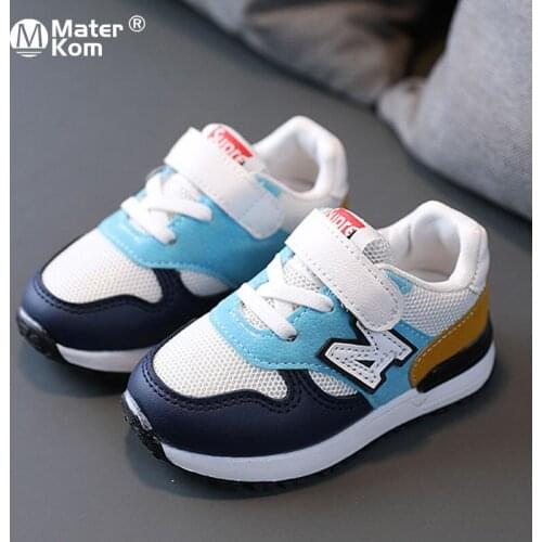 Size 21-30 Baby Casual Shoes For Kids Boys Girls Children Breathable Sneakers Anti-slippery Kids Shoes Soft Bottom Toddler Shoes