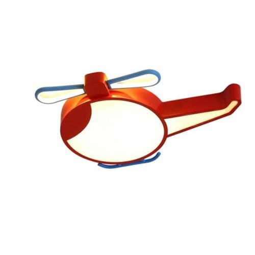 Cartoon Helicopter Ceiling Lamp Kids Bed Room Kindergarten Modern Bright Plane Led Ceiling Light 1967