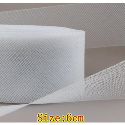 Free shipping 100% Polyester Horse braid Mesh netting Boning, Crin, 6cm , 100Yd , Stiff