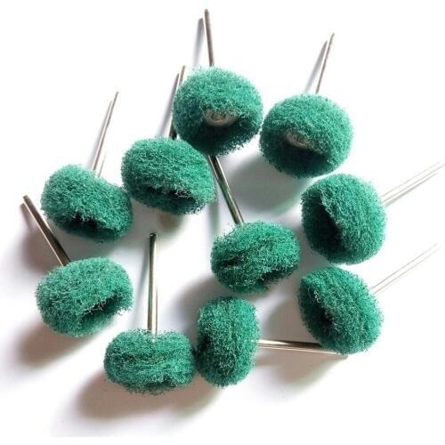 10pcs Polishing Wheel Buffing Pad Brush Jewelry Metal Micro-Electronic Dremel Accessories for Rotary Tools nylon abrasive brush