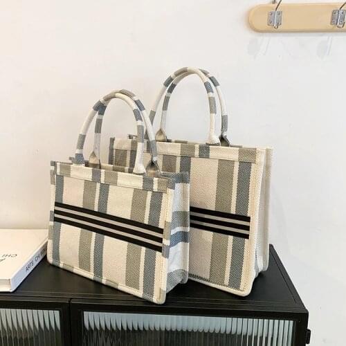 Causal Linen Knitting Women Tote Bag Knitting Woven Bag Large Shopper Bag Female Travel Handbag Luxury Brand Bag 2021 Trend New