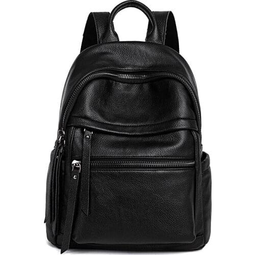 Vintage Backpack Women Leather Backpacks Female Shoulder Bag Large School Bags for Teenage Girl Travel Back Pack Sac A Dos C1406