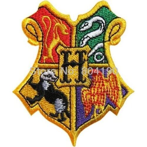 SCHOOL Emblem Embroidered Robe Iron On Patch rock retro applique wholesale dropship