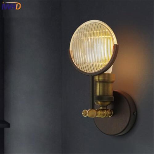 Loft Style Industrial Vintage LED Wall Light Fixtures Iron Antique Lamp Home Decor Bedside E27 Bulb Edison Wall Sconce Lighting