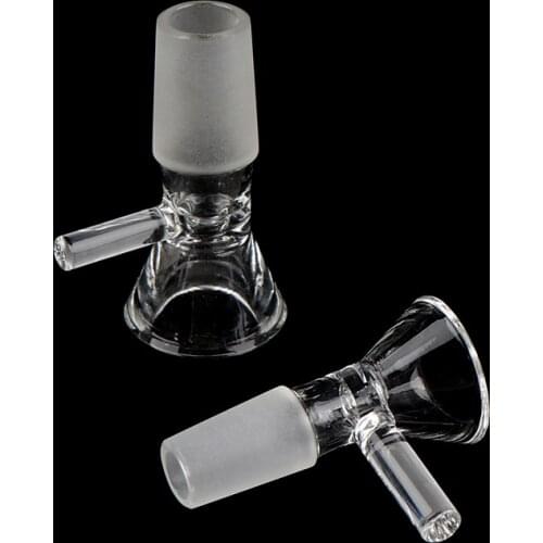 1PC 14mm/19mm Laboratory Glassware Borosilicate Handle Funnel Type Bowl Chemistry Experimental Glass Bottle