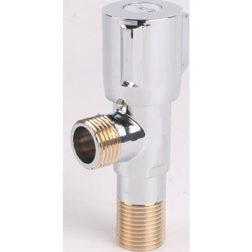 One In Two Out Stainless Steel Wash Basin Quick Opening Angle Valve Iron Angle Valve Toilet Water Stop All Copper Triangle Valve