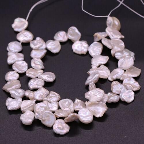Unique Petal Shape Pearls Beads Lustrous Good Quality Natural Freshwater Pearl Beads For DIY Making Fine Jewelry Gifts For Women