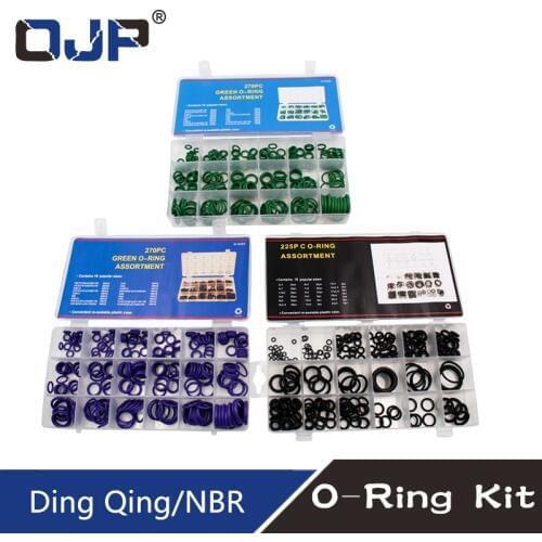 O Ring Waterproof oil and abrasion resistant Rubber Ring Seal NBR Sealing Nitrile Washer Rubber oring set Assortment Kit Set Box
